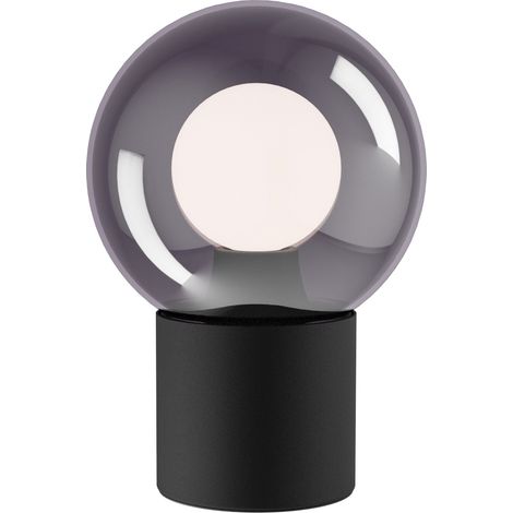 Eglo Tischleuchte Bravino E14 Ø 12 cm schwarz/beere Lampen (1/3)