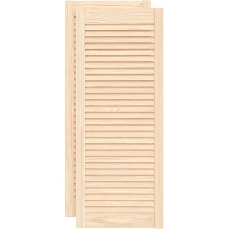 Maison Exclusive - Puerta de armario de lamas 2 uds madera de pin