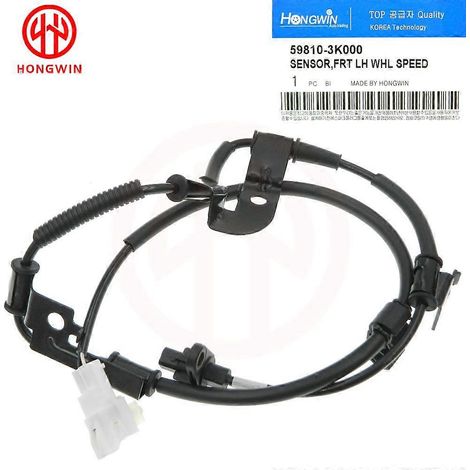 Capteur de vitesse de roue ABS avant gauche et droit authentique N° : 59810-3K000, 59830-3K000 pour Hyundai Sonata 2005-2009 Azera 2006-2011 (gauche) (1/5)