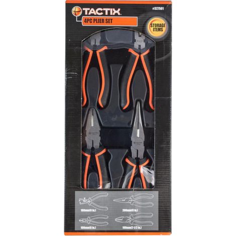 Jeu de 4 pinces Tactix en acier (1/2)