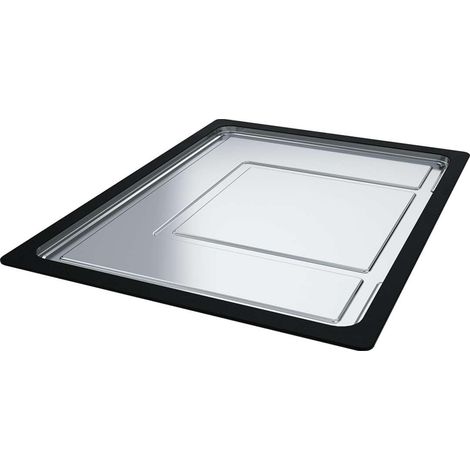 Franke - Gocciolatoio estraibile, 326x440x22 mm, acciaio inox/plastica nera 112.0204.360
