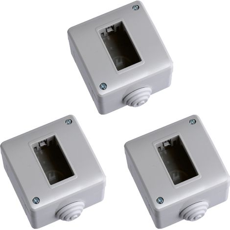gloca Set 3 Custodie 1P IP40 Compatibili Con Serie Matix