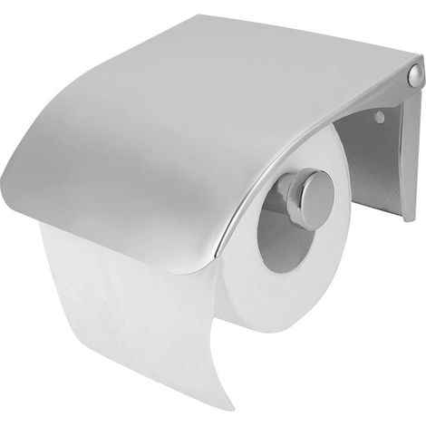 Portarotolo di carta igienica in acciaio inox, portarotolo di carta igienica con supporto per telefono a parete per il bagno, accessori per il bagno. (1/5)