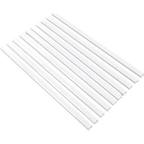 Kit de goulottes murales pour la gestion des câbles, cache-câbles 15 mm x 9 mm, pour 1 à 2 câbles réseau ou 2 à 3 fils de cuivre (1/5)