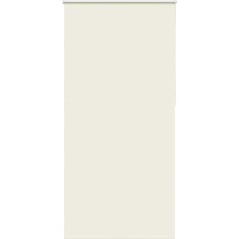 Verdunkelungsrollo Cremeweiß 90x210cm Stoffbreite 85,7 cm