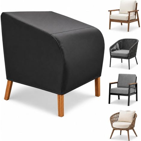 Housse Fauteuil Jardin Extérieur, Imperméable Anti UV Anti Poussière (1/5)