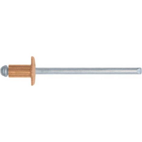 10 x CONF RIVETTI RAME 3,4X07 DA 100 PZ