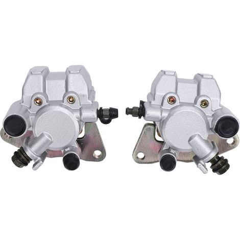 Ortviai Étrier de Frein Avant Métallique Renforcé 4WV-2580T-10-00/4WV-2580U-10-00 pour Yamaha Grizzly 600/660 (1998–2008) – Lot de 2 (1/5)