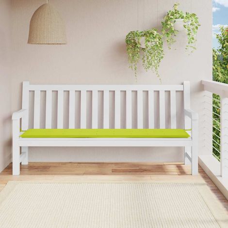 Gartenbank-Auflage Hellgrün 200x50x4 cm Oxford-Gewebe vidaXL