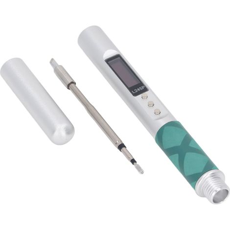 Kit de fer à souder électrique portable, stylo de soudage CNC, boîtier en alliage d'aluminium L245P PD65W DC90‑150W Argent (1/5)