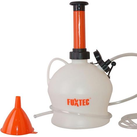 Pompe vidange huile moteur - FUXTEC FX-AP4L - 4L, manuelle, huile debroussailleuse, tondeuse, taille haies (1/5)