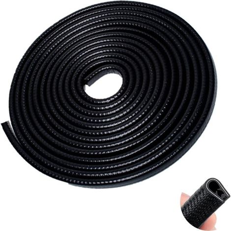 Car Door Edge Protector, 5m Car Door Edge Protector Rubber Seal U Shape Edge Protector for Car Truck SUV (1/5)