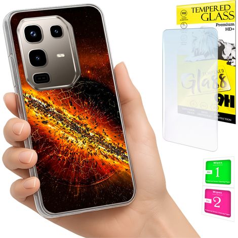Schutzhülle für Infinix Note 50 Pro 4G: Fotohülle, Rückseite + 9H-Glas (1/5)