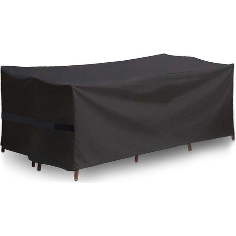 Housse de protection pour mobilier de jardin, imperméable et anti-UV, pour table de jardin rectangulaire (170 x 94 x 70 cm) (1/5)