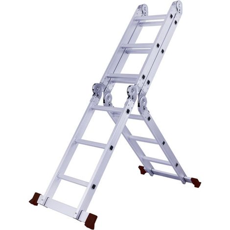 Echelle multi-usages en aluminium Herzberg HG5002-ALU (1/5)