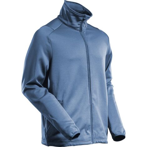Pull polaire de travail zippé MASCOT Customized - 22585-608-Bleu gris-L