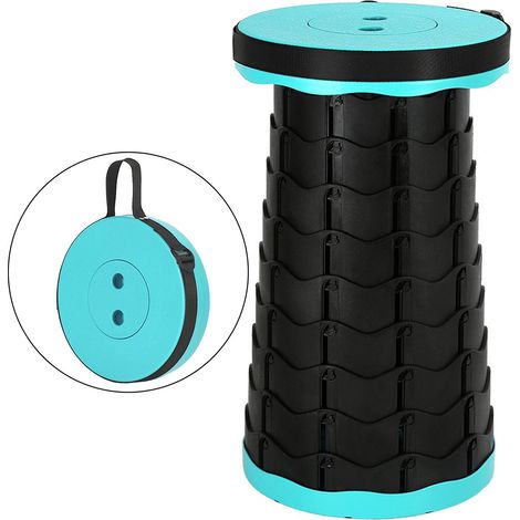 Tabouret télescopique pliable en plastique, léger et facile à transporter, idéal pour les voyages à la plage (1/5)