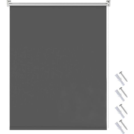 Jiubiaz Senkrechtmarkise 100x140 cm 2er Set Balkonmarkise Dunkelgrau Sichtschutz Sonnenschutz UV beständig wasserdicht Balkon Terrasse
