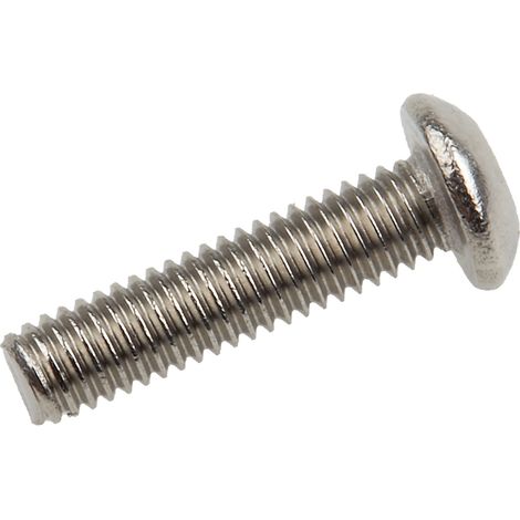 Vis de sécurité inviolable, M3 x 12mm, tête Bouton, en Acier Inoxydable A2 304 ( Prix pour Sachet de 100 ) (1/3)