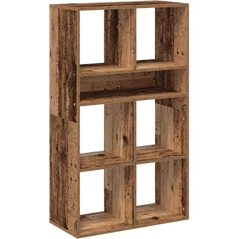 vidaXL Libreria Legno Antico 66x31x112 cm in Legno Multistrato