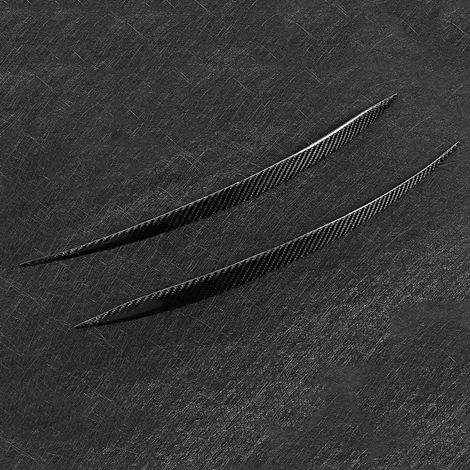 Paire de sourcils de phares en fibre de carbone sèche pour VW Golf GTI 7 MK7 (2014-2016), paupières de projecteur auto, style sportif (1/5)