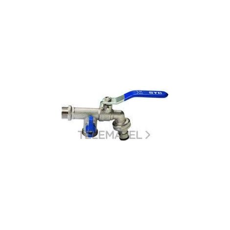 GRIFO DOS SALIDAS 1/2"X3/4"X3/4" - ATUSA