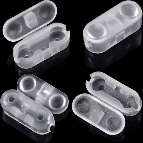 Lot de 50 connecteurs de chaînette pour stores enrouleurs, clips de fixation pour chaînette à billes de stores romains verticaux (1/5)