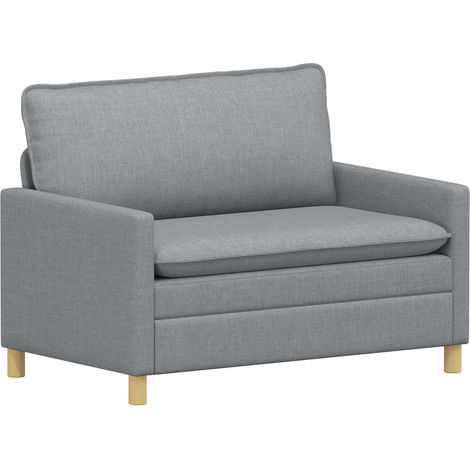 vidaXL Sofá Gris claro 126 x 81 x 87,5 cm (1/2)