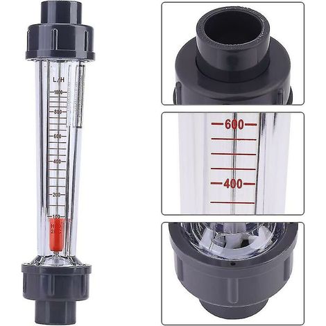 MSBD Débitmètre d’eau Tube en plastique transparent Type 100-1000l / H Débit Mete (1/3)