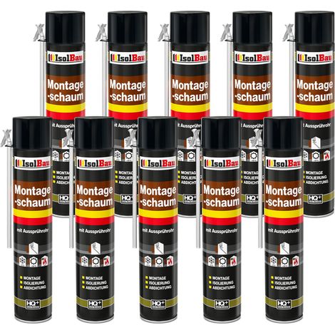 IsolBau Hose Mounting Foam B2 Montageschaum 10 x 750ml (1/5)