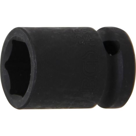 BGS  Vaso  de  impacto  hexagonal  con  cuadradillo  interior  de  12,5  mm  (1/2")  SW  18  mm  -  5218
