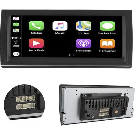 Écran Navigation GPS 10,25 pouces Autoradio Bluetooth Multimédia Android 10 Compatible Série 5 E39 1996-2004 Mémoire 1+32G (1/5)