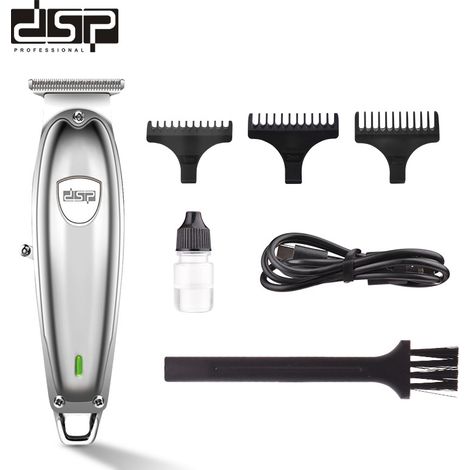 Tondeuse à cheveux électrique pour adultes (prise standard européenne), rechargeable, lames de qualité professionnelle. (1/4)