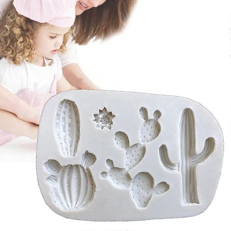 Moule en résine époxy cristalline pour plantes en pot, cactus, moulage en silicone, fait main, DIY (1/4)