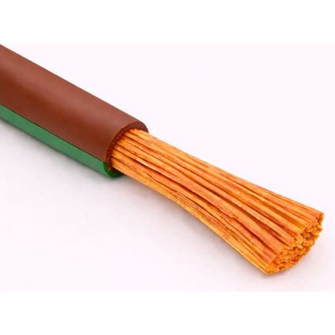 Cavo Filo Unipolare H05V-K sez. 0,35 mmq Marrone/Verde