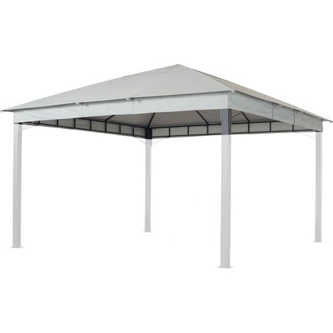Tetto di ricambio 4x4 m per Sunset Premium ca. 220 g/m² grigio