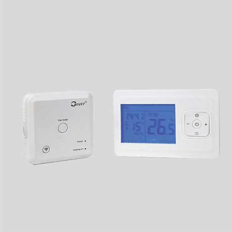Thermostat intelligent mural WIFI pour chaudière et plancher chauffant, thermostat domestique à distance (1/4)