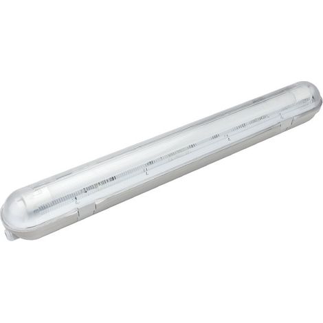 plafoniera per tubi led 't8' 60 cm - 1 posto (1/4)