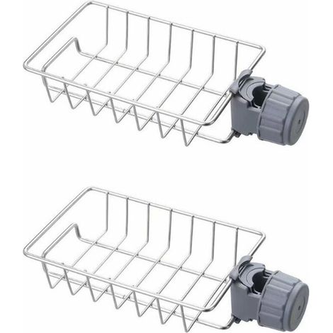 Set di 2 mensole da doccia telescopiche in acciaio inox senza foratura, mensole per bagno, mensola per doccia, porta sapone da doccia, porta shampoo da doccia BR-Vie-Crezuo
