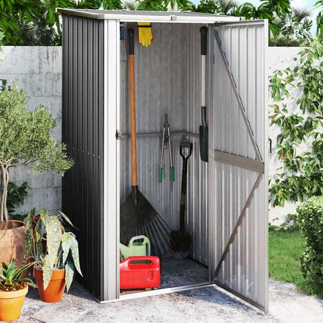 Abri de jardin Anthracite 118,5x97x209,5 cm Acier galvanisé (1/5)