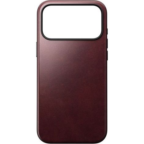Nomad Modern Leather Case iPhone 17 Pro Max Burgundy Horween (1/5)