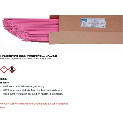 FHB Latón Duro UM 2x500mm - 300120501 (1/4)