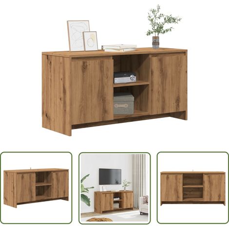 vidaXL TV-Schrank Artisan-Eiche 102x37,5x52,5 cm Holzwerkstoff (1/5)