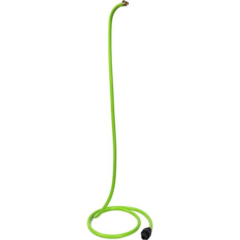 O'FRESH Nebulizzatore da giardino, esterno, da terra Cobra - Nebulizzatore da esterno con 2 ugelli in ottone - 2 metri - Nebulizzatore a memoria di forma
