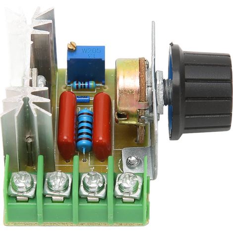 220V 2000W Spannungsreglermodul, Leistungsdimmer für Beleuchtung und Geschwindigkeit, einstellbare Steuerplatine, Universaldimmer. (1/5)