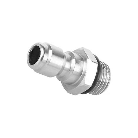 Connecteur à Dégagement Rapide 1/4'', 14 mm Mâle à 1/4 Pouce Rapide Dégagement Adaptateur Pulvérisateur de Savon pour Laveuse à Pression, Lance en Mousse de Neige Coupleur en Acier Inoxydable (1/5)