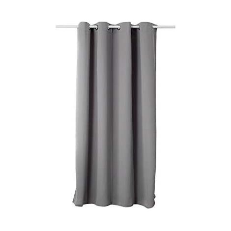 Woltu – Rideau occultant thermique 117x138cm – Tissu 100% polyester épais – Opacité 90-95% – 8 œillets argentés pour installation facile
