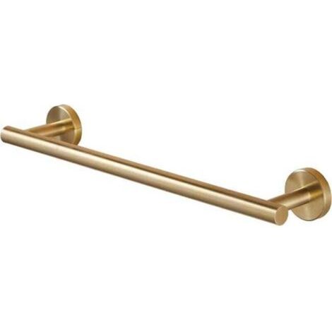 Porte-serviettes mural en acier inoxydable SUS 304, finition or brossé, 40 cm (1/3)