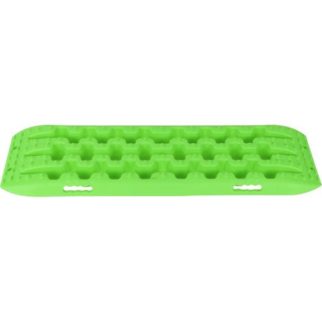 Plaque de désensablage verte pour neige boue sable - Rampe de désensablage pour pneus 4x4 - Échelle de traction véhicule tout-terrain (1/5)