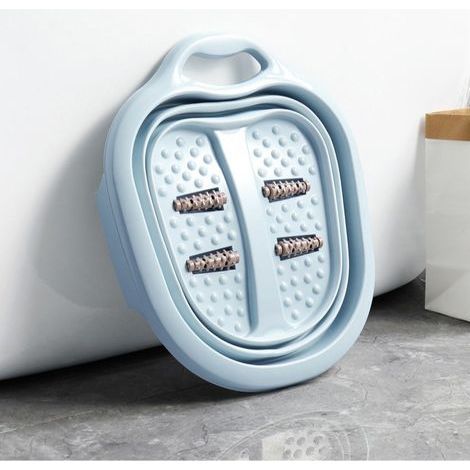 Seau Pliant Baquette Pliable Baquette Baquette Baignoire Pliant Bassin De Bassin Chauffant Masseur De Chaleur (1/4)